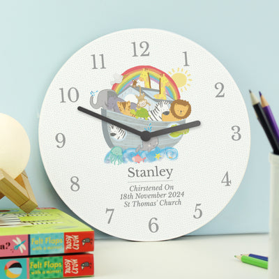 Personalised Noah's Ark Clock