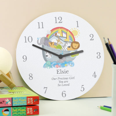 Personalised Noah's Ark Clock