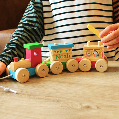 Personalised Circus Toy Train