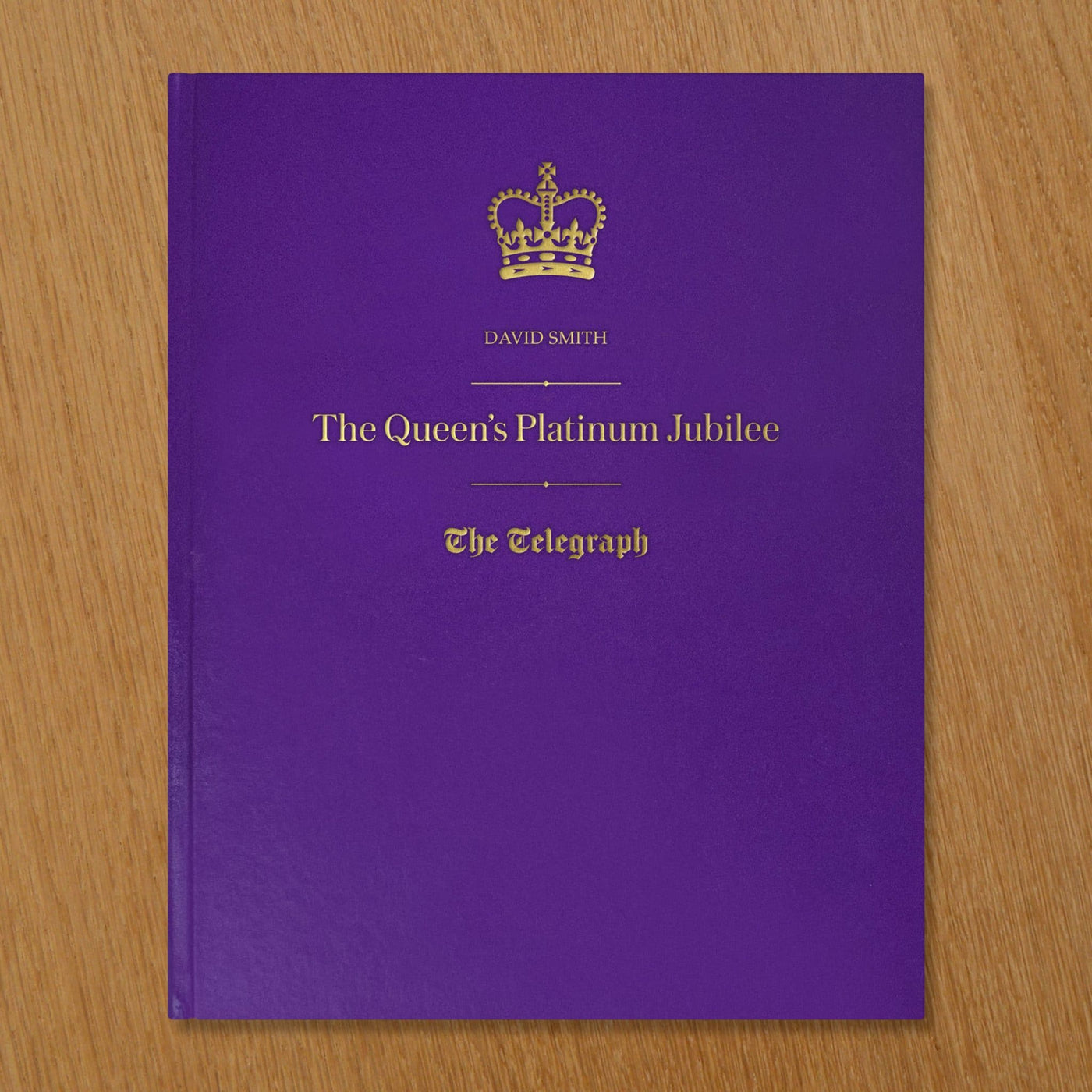 Telegraph Queen Elizabeth Jubilee Newspaper Book – Purple Leatherette