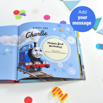 Thomas the Tank Engine Personalised Birthday Book - Shop Personalised Gifts